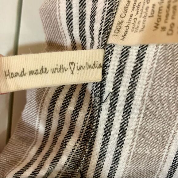 Japna Cotton Striped Shirt Dress Large - Picture 11 of 12